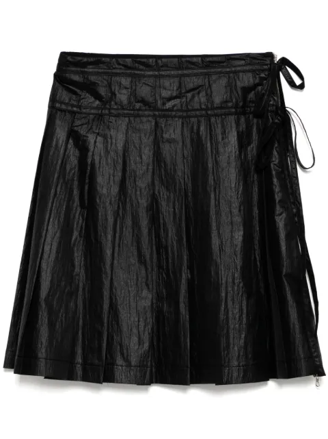Low Classic pleated zipper skirt Black LW251SK05BK