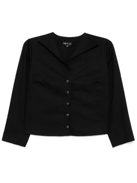 agnès b. buttoned shirt Black L759UBL1
