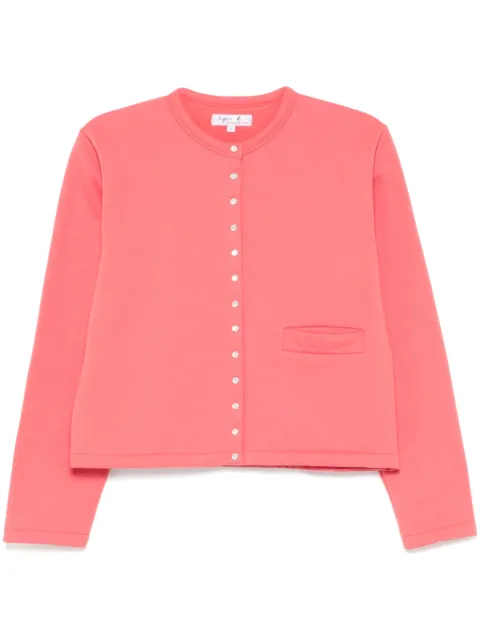 agnès b. phone cardigan Pink EAJ3M434