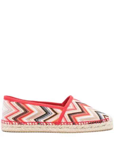 Missoni Zigzag espadrilles Red MWB014