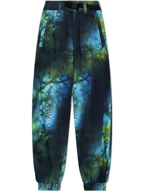 Y-3 AOP ripstop trousers Blue JL8298