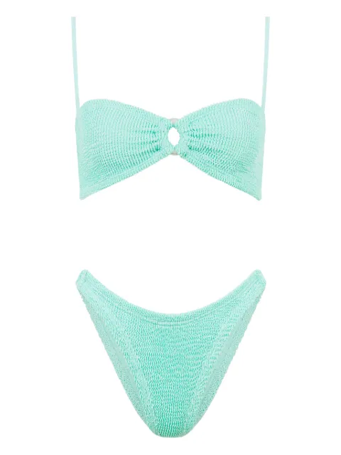 Hunza G Misty bikini Green MISTYBIKINIPEARLY