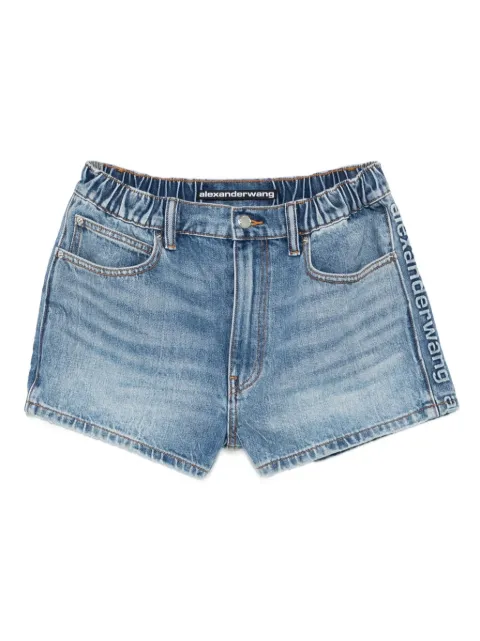Alexander Wang Marathon denim shorts Blue 4DC3244398486