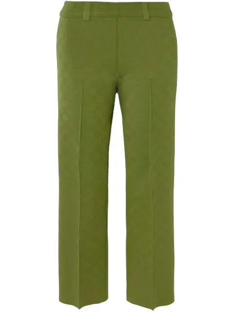 High Sport patterned-jacquard trousers Green 226Y002310
