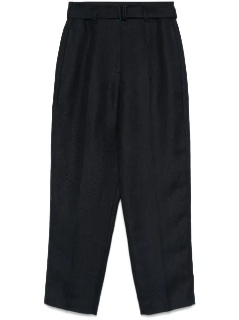 Brunello Cucinelli linen trousers Blue MH549P8762C013