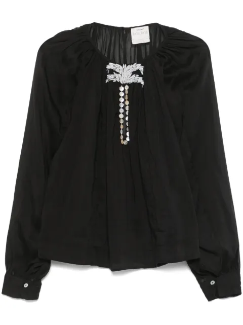 Forte Forte bead-embellished blouse Black 13534MYSHIRT