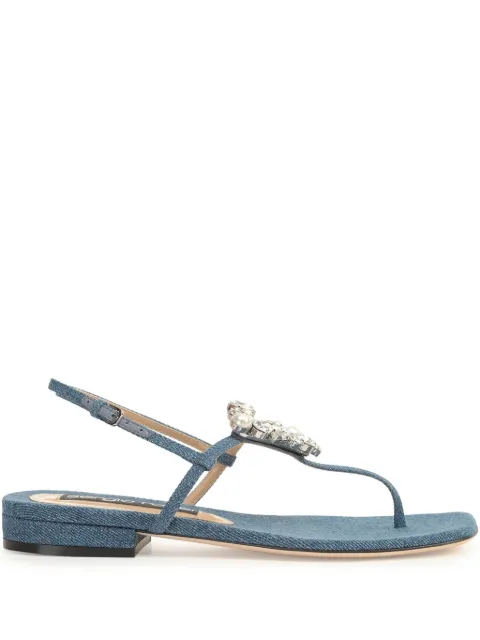 Sergio Rossi Sr Godiva sandals Blue B11860MTEY15110
