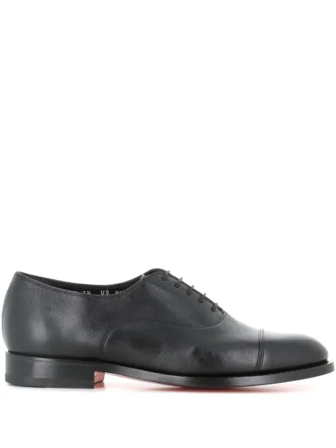 Santoni leather oxford shoes Black MCC01945PD75GFRN01