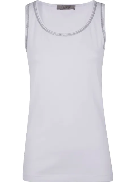 D.Exterior jersey tank top White 60687
