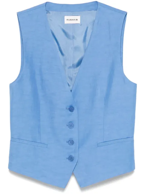 P.A.R.O.S.H. Raisa gilet Blue D410028RAISA25