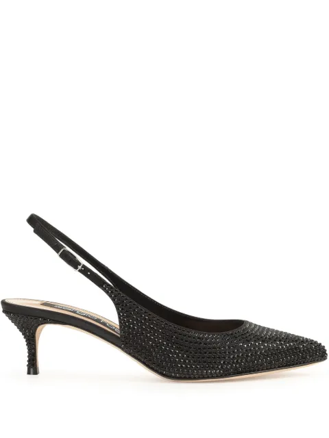 Sergio Rossi 50mm Godiva pumps Black B11910MFL308110