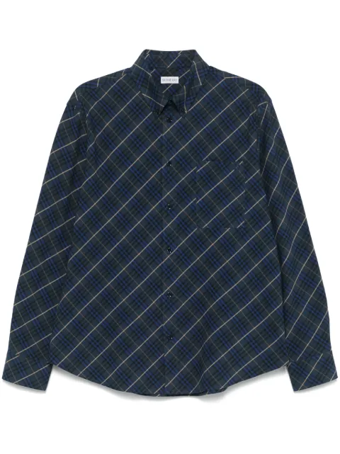 Burberry checked shirt jacket Blue 8104073