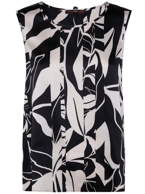 High floral-print blouse Black S5326590N95