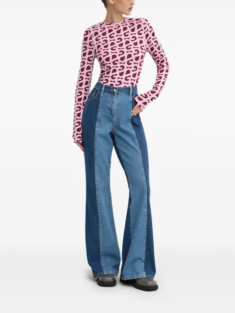 Stine Goya two-tone jeans Blue SGS2556