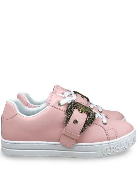 Versace Jeans Couture baroque-buckle sneakers Pink 78VA3SK9ZPB08