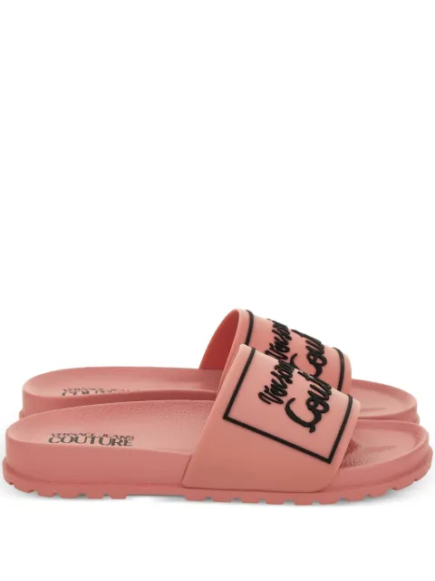 Versace Jeans Couture embossed slides Pink 78VA3SQ271352