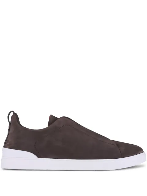 Zegna Triple Stitch™ sneakers Brown LHSOYS4667Z