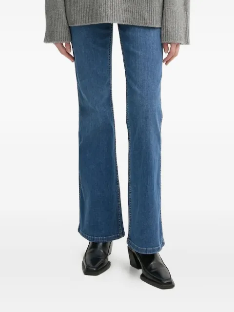 Gestuz logo-patch jeans Blue 10907704