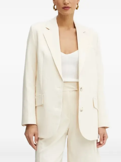 IVY OAK single-breasted blazer White IO119055