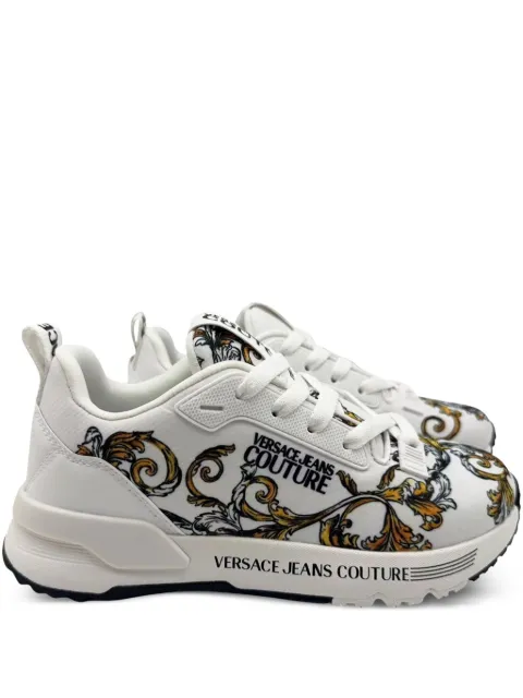 Versace Jeans Couture Barocco-print sneakers White 78VA3SAAZSC62