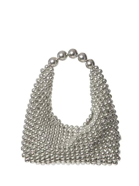 0711 mini Jodie tote bag Silver PUR0958