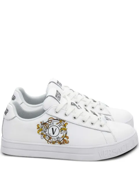 Versace Jeans Couture logo-print sneakers White 78VA3SK3ZPB08