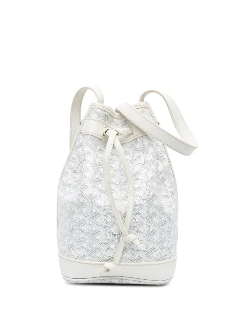 Goyard Pre-Owned 2020 Goyardine Petit Flot bucket bag White H1LCNVUN6K0BGZ9P