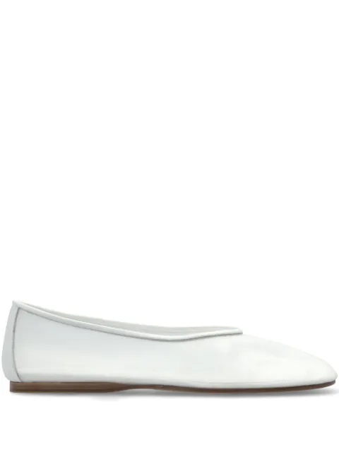 Forte Forte sheer ballerina shoes White 13712MYSHOES