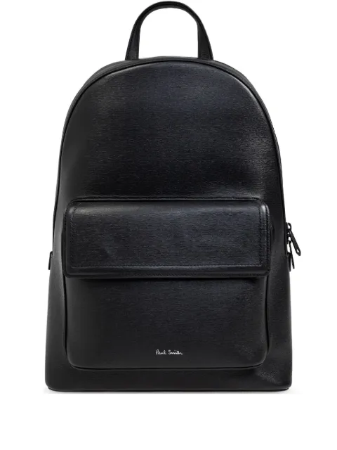 Paul Smith logo-stamp backpack Black M1A8043BSGRAI