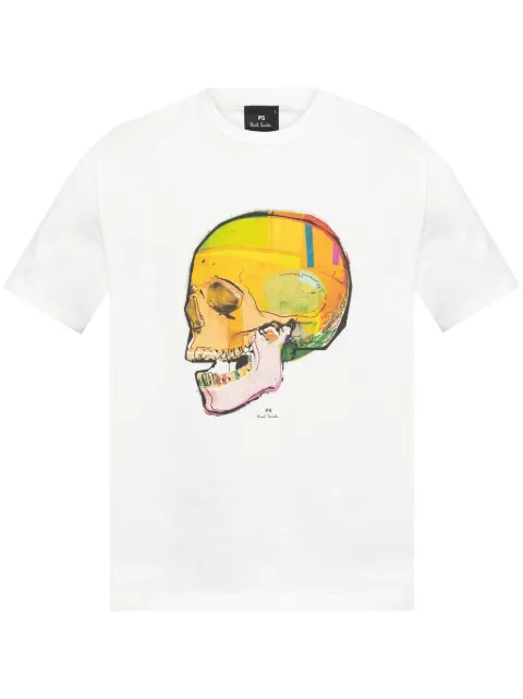 PS Paul Smith skull-print T-shirt White M2R220XPP5119