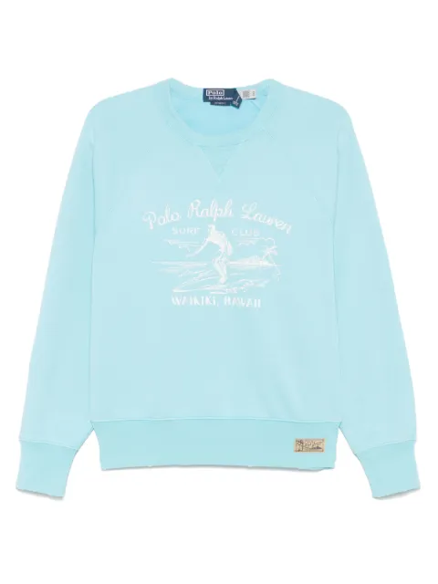 Polo Ralph Lauren graphic-print sweatshirt Blue 710966456001