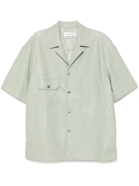 Feng Chen Wang button-down shirt Green FUS19SR25