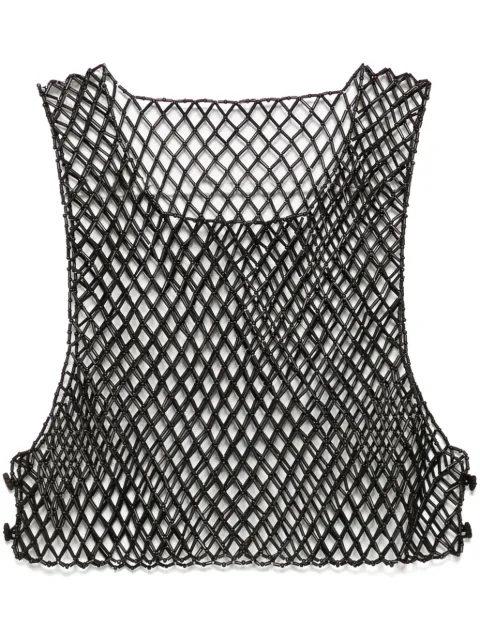 Feng Chen Wang Bamboo vest Black FENG19VS03B