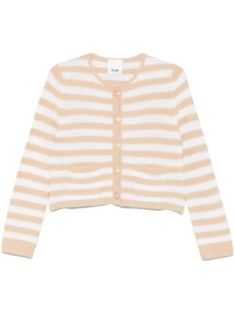 Allude striped cardigan Neutrals 25217020