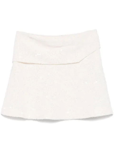 IRO Assil mini skirt White WM31ASSIL
