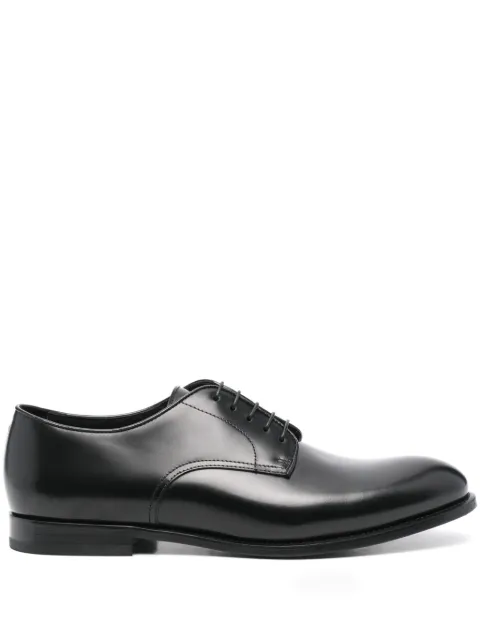 Doucal's lather derby shoes Black DU1003YORKUF269