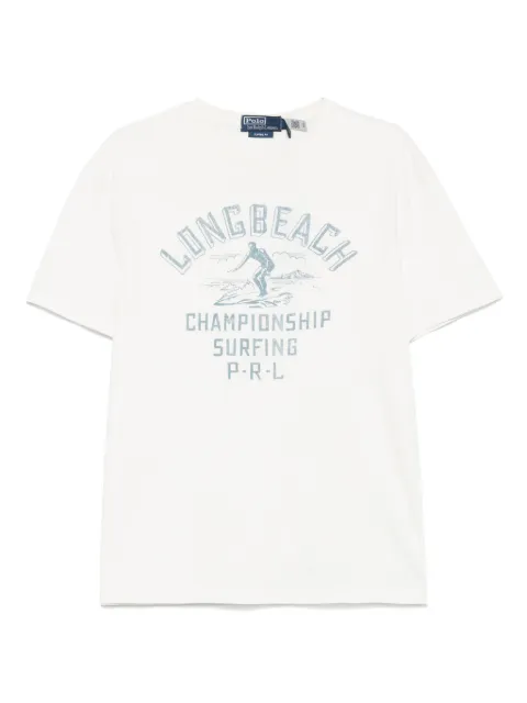 Polo Ralph Lauren graphic-print T-shirt Neutrals 710966444001