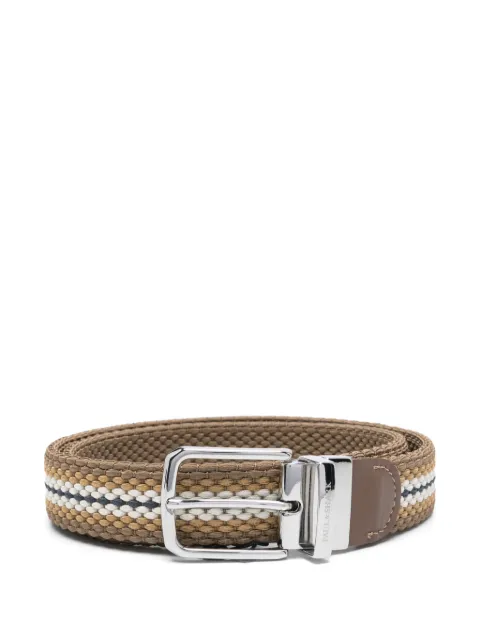 Paul & Shark micro-weave belt Brown 25416005
