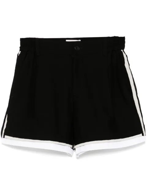 Feng Chen Wang slash pockets shorts Black FWS19ST02
