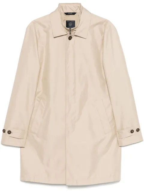 Fay layered coat Brown NAM62500030