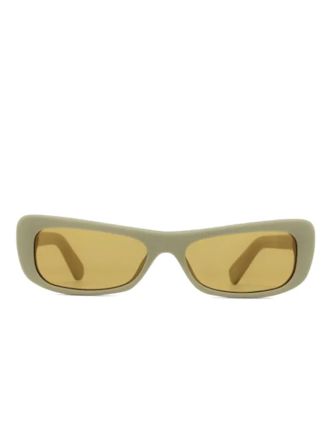 Jacquemus Capri rectangle-frame sunglasses Green JAC55