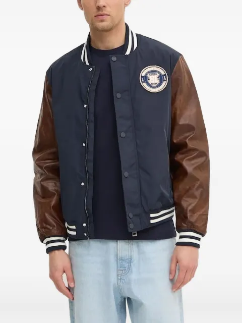 GUESS USA Twill patch bomber jacket Blue M5RL19