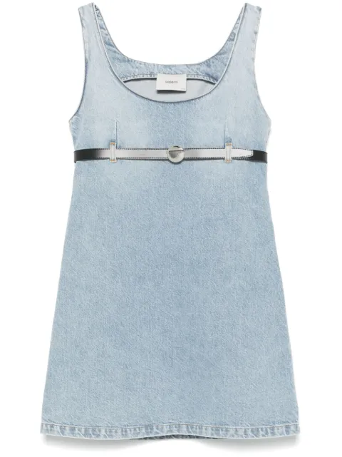 Coperni belted denim mini dress Blue COPR148F2024