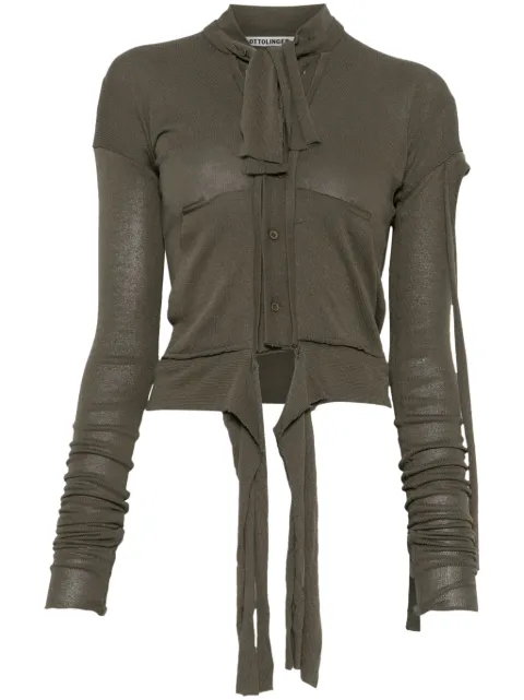 Ottolinger deconstructed cardigan Green 10560030601