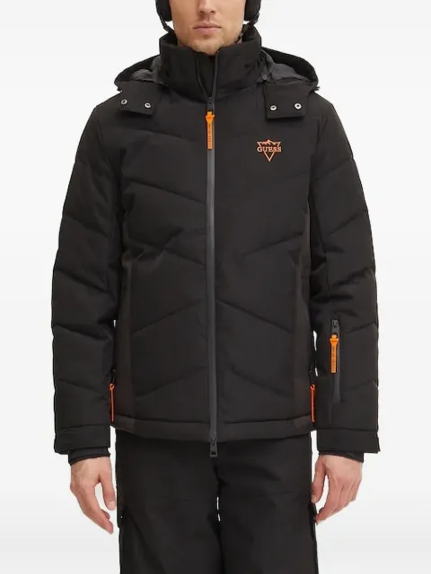 GUESS USA quilted ski jacket Black M4PL3U