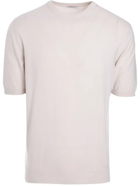 Boglioli cotton t-shirt Neutrals 91555TSA0803