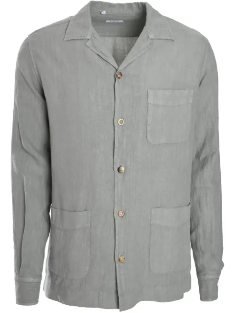 Boglioli linen overshirt Grey 60200QSB5752