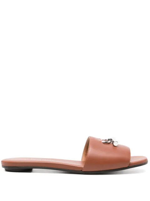 Alexander McQueen T-bar slides Brown 817471WIACT