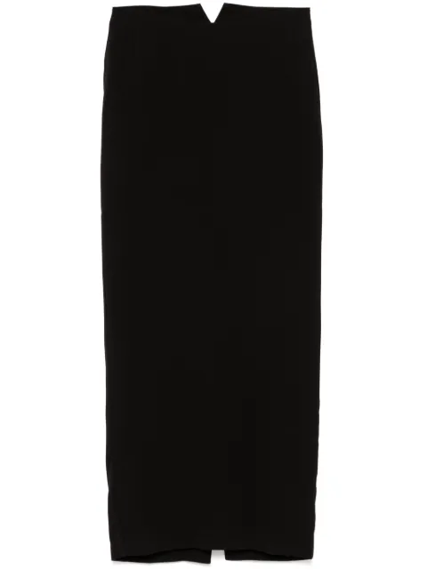 OUDE WAAG dart-detail skirt Black OW25SSSK01T1BL900