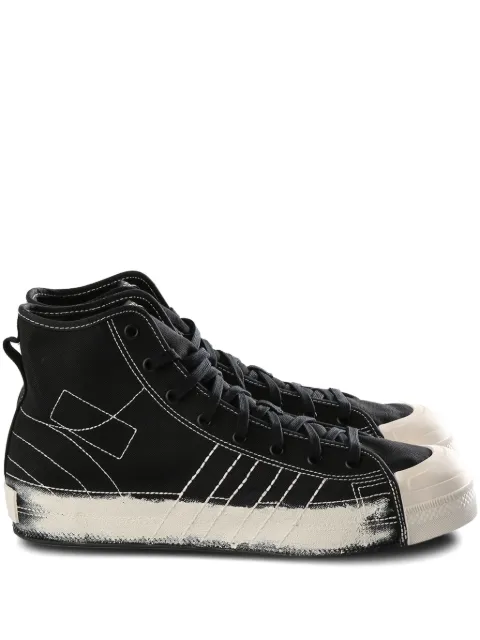 Y-3 Nizza Hi contrast-stitch sneakers Black JQ2449